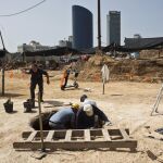 Excavaciones en el centro de Tel Aviv