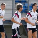 Ronaldo ya se entrena con el grupo.