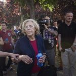 La candidata de Ahora Madrid a la Alcaldía de Madrid, Manuela Carmena