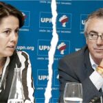 Yolanda Barcina y Miguel Sanz en la última Ejecutiva