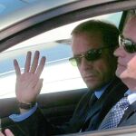 Ballesteros (i) y Pamies (d) a su salida del juicio por el «caso Faisán»