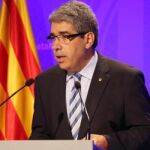 Francesc Homs, tras la reunión del Gobierno catalán de hoy.