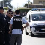 Imagen de archivo de agentes de la policía francesa 