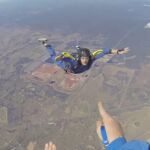 Imagen de los primeros segundos del salto del alumno