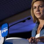 La secretaria general del PP, María Dolores Cospedal