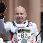 Michal Henrik competía por primera vez en el Dakar