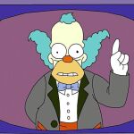 Un personaje controvertido. Krusty tiene antecedentes de ludopatía y alcoholismo, además de ser un fumador compulsivo
