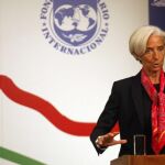 La directora gerente del FMI, Christine Lagarde
