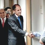 El corredor mediterráneo centrará el encuentro entre Camps y Montilla