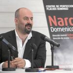 El intendente-artístico Davide Livermore en el acto de presentación