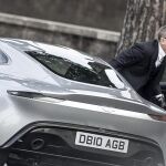 Daniel Craig durante el rodaje de 'Spectre' in Roma.