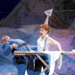 Representación de «La hija del regimiento» en el Teatro Real