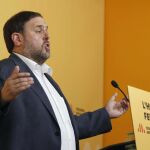 El líder de Esquerra, Oriol Junqueras