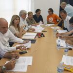Reunión de las tres fuerzas políticas de izquierdas de cara a la composición del ayuntamiento de Alicante