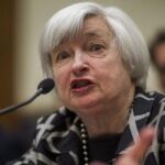 La presidenta de la Reserva Federal (Fed), Janet Yellen