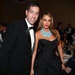 Sofia Vergara y Nick Loeb, en los Globos de Oro