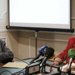 La que fue alcaldesa de Valencia, Rita Barberá, y el que fuera vicealcalde, Alfonso Grau, en una imagen de archivo