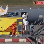 Un convoy de vehículos sanitarios ha trasladado al paciente hasta la clínica universitaria de Hamburgo-Eppendorf