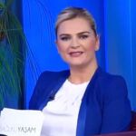 Momento en el que la presentadora despide el programa