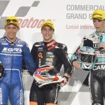 Alexis Masbou, Enea Bastianini y Danny Kent