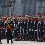 El rey, en su primera celebración de la Pascua Militar