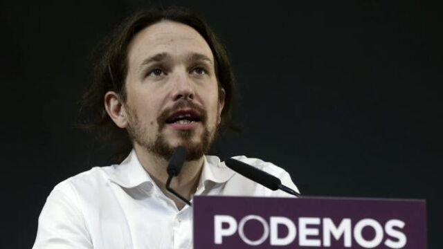 El líder de Podemos, Pablo Iglesias