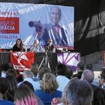 La Escuela de Verano de Amaiur y Podemos, ayer en La Granja (Segovia)