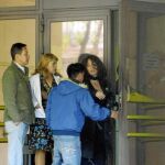 Familiares de una de las víctimas de la T-4, en la Audiencia