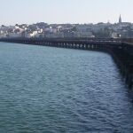 Imagen del embarcadero de la isla de Wight