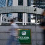 Imagen del banco Sberbank en Moscú