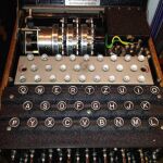 Máquina Enigma de la Biblioteca Walker de la Historia de la Imaginación Humana (Connecticut)