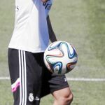 Di María ya no se entrenó ayer con el Madrid en Valdebebas