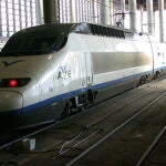 Un tren de alta velocidad
