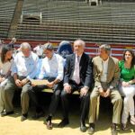 El PP reduce el escenario para que quepa más gente en el mitin