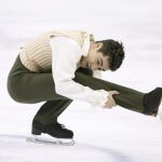 Javier Fernandez, durante su ejercicio con «El Barbero de Sevilla de Rossini»