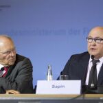 El ministro de Finanzas francés, Michel Sapin.