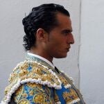 Fandiño, en el patio de cuadrillas de la plaza de toros de Santander