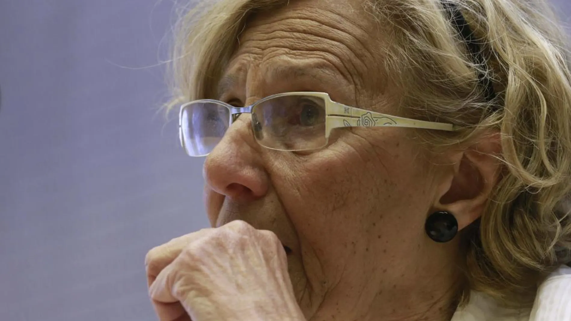 La candidata de Ahora Madrid, Manuela Carmena