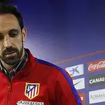 Juanfran Torres con el Atlético de Madrid.