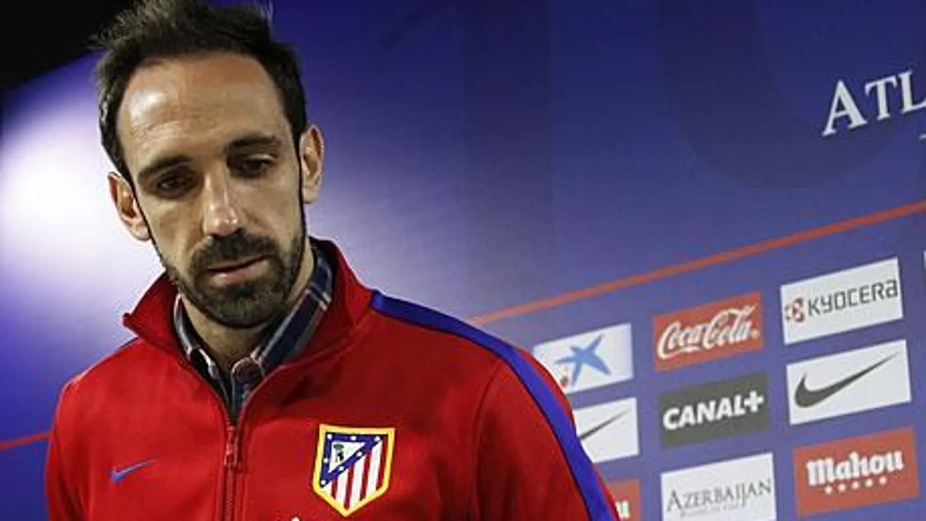 Juanfran Torres con el Atlético de Madrid.