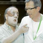 El trasplantado demostró una gran valentía al comparecer ante los medios en el momento en el que se le dio el alta