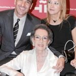 Amparo Rivelles, junto a Amparo Larrañaga y Luis Merlo
