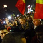 Iohanis celebra la victoria con sus votantes