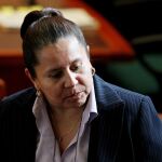 María del Pilar Hurtado momentos previos a la lectura del fallo