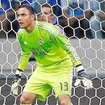 El costarricense se estrenó en la portería del Real Madrid
