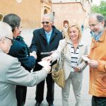Reverte, acompañada por Francisco del Amor, participó en el reparto