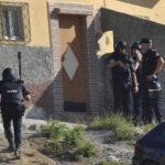 Despliegue policial en Ceuta durante la detención de ocho islamistas