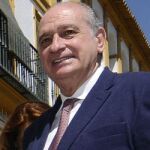 El ministro del Interior, Jorge Fernández Díaz, hoy en Sevilla.