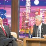 El presidente Obama y Jay Leno, en un momento del programa emitido el jueves