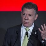 El presidente de Colombia, Juan Manuel Santos